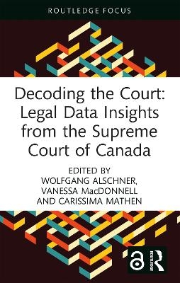 Decoding the Court: Legal Data Insights from the Supreme Court of Canada - 
