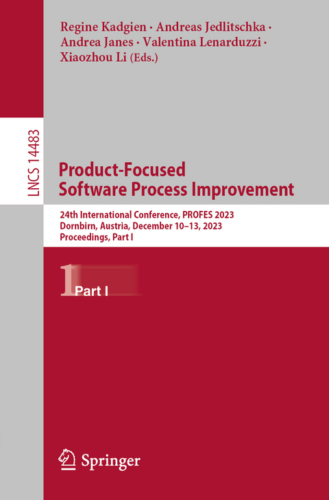 Product-Focused Software Process Improvement - 