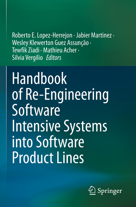 Handbook of Re-Engineering Software Intensive Systems into Software Product Lines - 