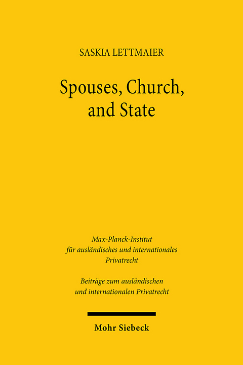 Spouses, Church, and State - Saskia Lettmaier