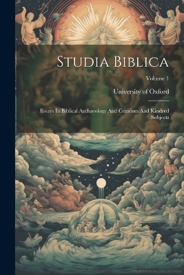Studia Biblica - University of Oxford