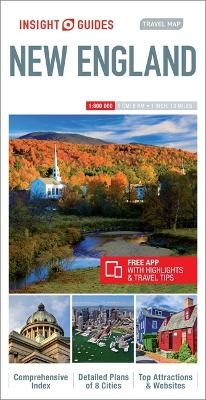 Insight Guides Travel Map New England -  APA Publications Limited