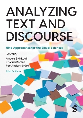 Analyzing Text and Discourse - Anders Björkvall, Kristina Boreus, Per-Anders Svärd