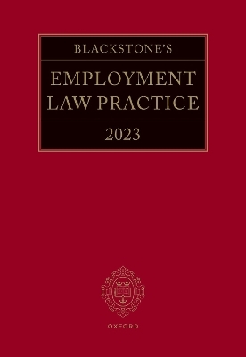 Blackstone's Employment Law Practice 2023 - 