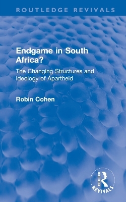 Endgame in South Africa? - Robin Cohen