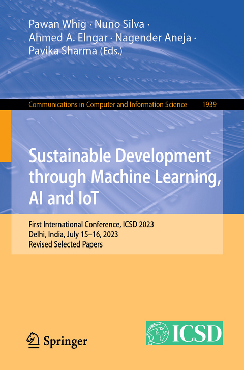 Sustainable Development through Machine Learning, AI and IoT - 