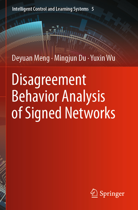 Disagreement Behavior Analysis of Signed Networks - Deyuan Meng, Mingjun Du, Yuxin Wu