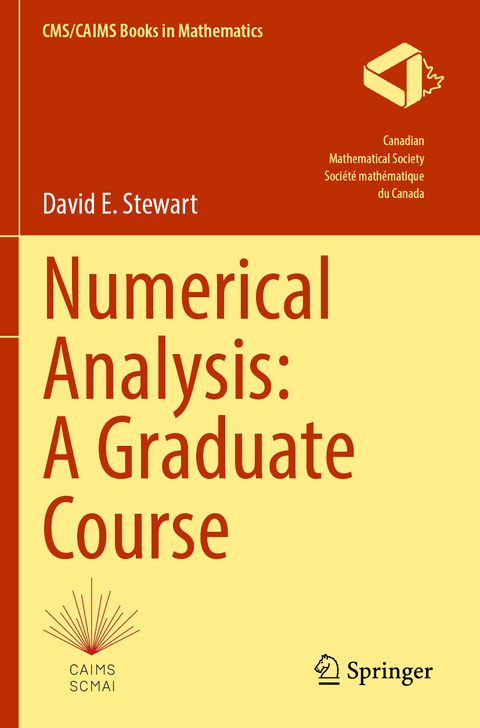 Numerical analysis: a graduate course - David E. Stewart