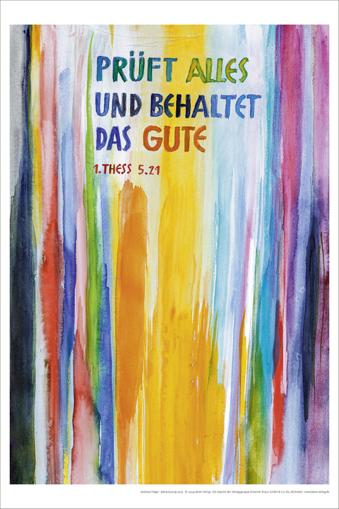 Jahreslosung Felger 2025, Kunstdruck 40 x 60 cm - Andreas Felger