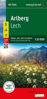 Arlberg, Wander-, Rad- und Freizeitkarte 1:35.000, freytag & berndt, WK 5504 - 