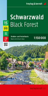 Schwarzwald, Straßen- und Freizeitkarte 1:150.000, freytag & berndt - 