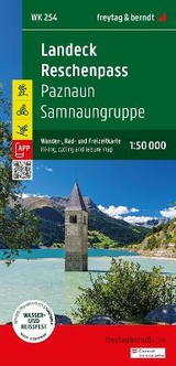 Landeck - Reschenpass, Wander-, Rad- und Freizeitkarte 1:50.000, freytag & berndt, WK 254 - 