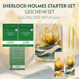 The Adventures of Sherlock Holmes Starter-Paket Geschenkset (mit Audio-Online) + Eleganz der Natur Schreibset Basics - Arthur Conan Doyle