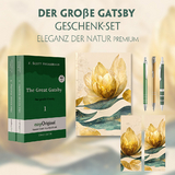Der Große Gatsby Geschenkset - 2 Bücher (mit Audio-Online) + Eleganz der Natur Schreibset Premium - F. Scott Fitzgerald