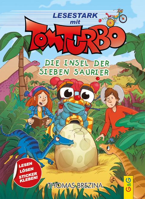 Tom Turbo - Lesestark - Die Insel der sieben Saurier - Thomas Brezina