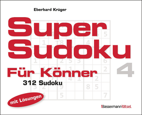 Supersudoku für Könner 4 (5 Exemplare à 3,99 €) - Eberhard Krüger