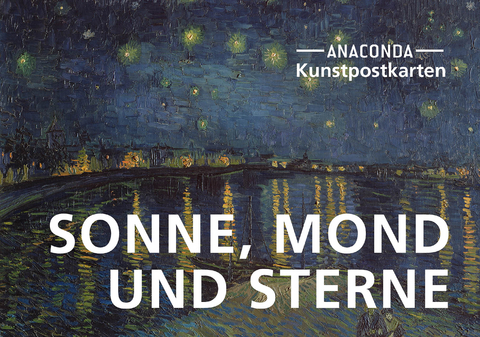 Postkarten-Set Sonne, Mond und Sterne - 