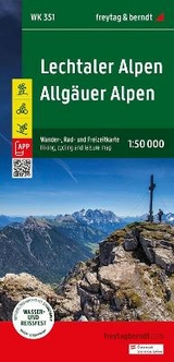 Lechtaler Alpen - Allgäuer Alpen, Wander-, Rad- und Freizeitkarte 1:50.000, freytag & berndt, WK 351 - 