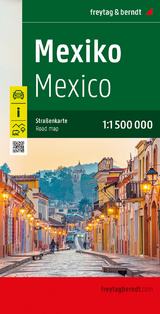 Mexiko, Straßenkarte, 1:1.500.000, freytag & berndt - 