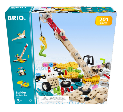 BRIO Builder – 34604 Builder Kindergartenset | Entwicklungsförderndes Rollenspiel- &amp; Konstruktionsspielzeug für Kinder ab 3 Jahren
