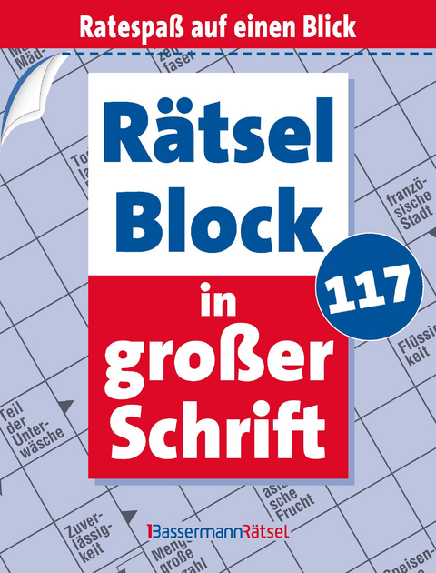 Rätselblock in großer Schrift 117 (5 Exemplare à 2,99 €) - Eberhard Krüger