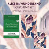 Alice im Wunderland Geschenkset (Softcover + Audio-Online) + Marmorträume Premium - Lewis Carroll