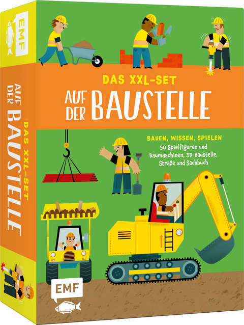 Das XXL-Set – Bauen, Wissen, Spielen: Auf der Baustelle - Catherine Sully