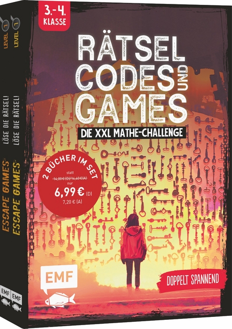 Rätsel, Codes und Games – Die XXL Mathe-Challenge für die 3. und 4. Klasse - Mathieu Quénée, Mallory Monhard
