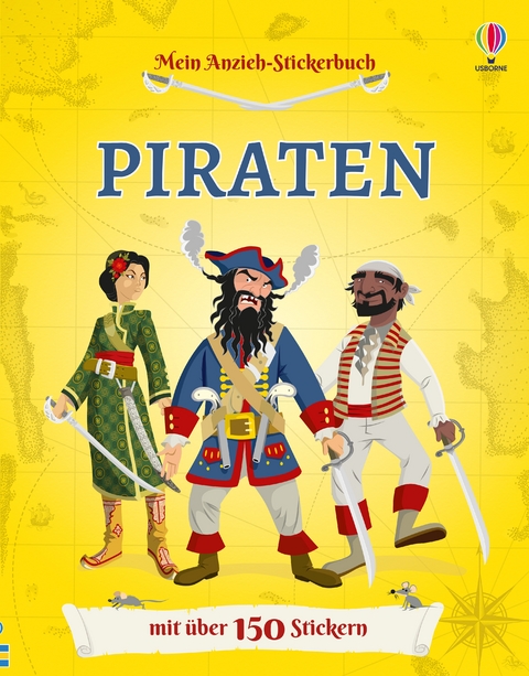 Mein Anzieh-Stickerbuch: Piraten