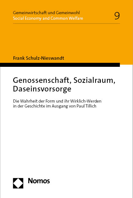 Genossenschaft, Sozialraum, Daseinsvorsorge - Frank Schulz-Nieswandt