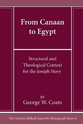 From Canaan to Egypt - George W Coats