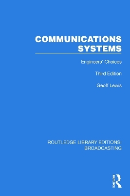Communications Systems - Geoff Lewis