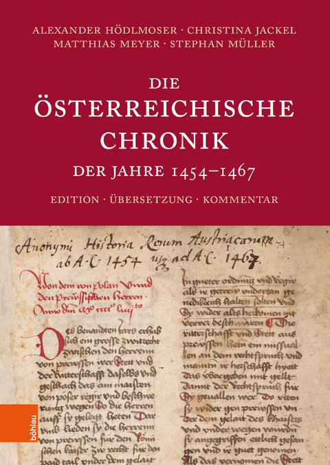 Die Österreichische Chronik der Jahre 1454-1467 - 