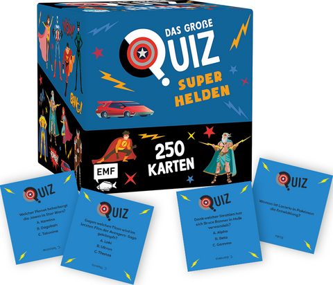 Kartenbox: Das große Quiz - Superhelden - Aurore Meyer