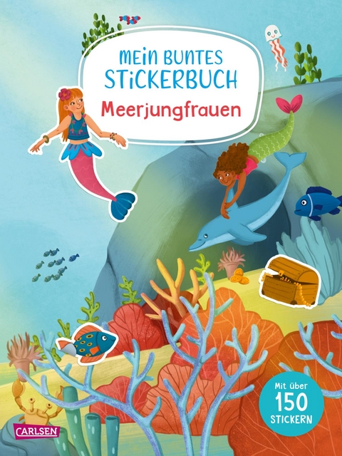 Mein buntes Stickerbuch: Meerjungfrauen - Laura Leintz