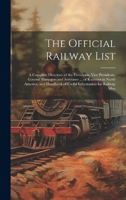 The Official Railway List -  Anonymous