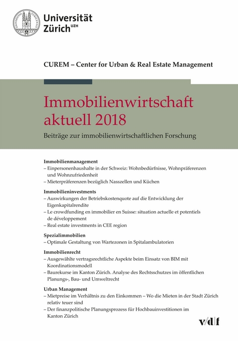 Immobilienwirtschaft aktuell 2018 - 