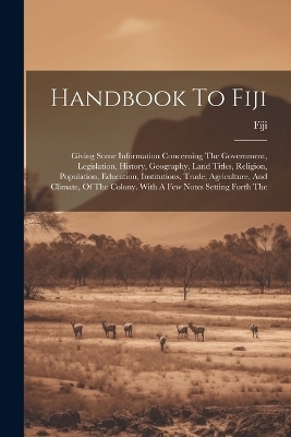 Handbook To Fiji - 