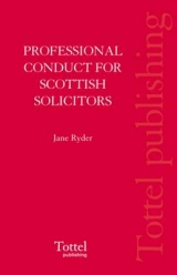 Professional Conduct for Scottish Solicitors - Ryder, Jane