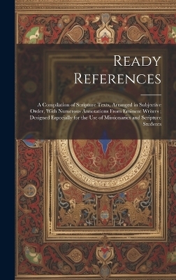 Ready References -  Anonymous