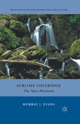 Sublime Coleridge -  M. Evans