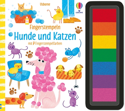 Fingerstempeln: Hunde und Katzen