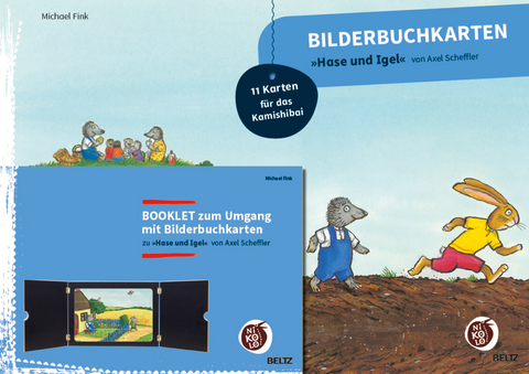 Bilderbuchkarten »Hase und Igel« von Axel Scheffler - Michael Fink