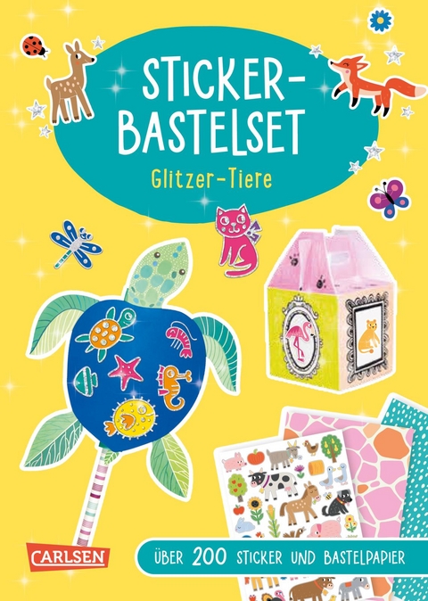 Sticker-Bastelset: Glitzer-Tiere - Anton Poitier