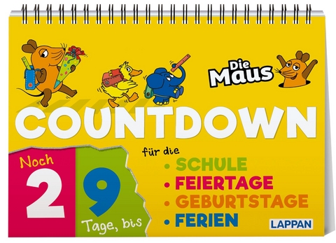 Countdown für die Schule mit der Maus