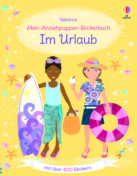 Mein Anziehpuppen-Stickerbuch: Im Urlaub - Emily Bone