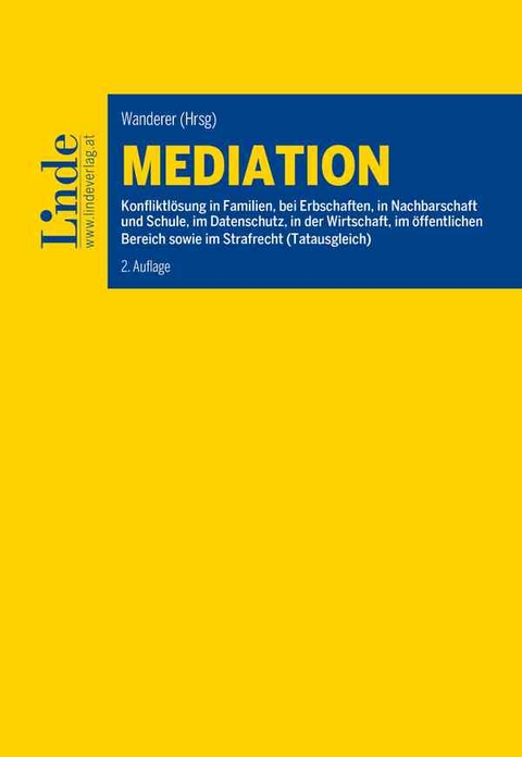 Mediation - Sascha Ferz, Anton Hütter, Mirella Kreder, Gerda Ruppi-Lang, Gudrun Turek-Lima, Ulrich Wanderer, Ulrike Frauenberger-Pfeiler, Bernd Glaeser, Arno Fischbacher, Christine Haberlehner