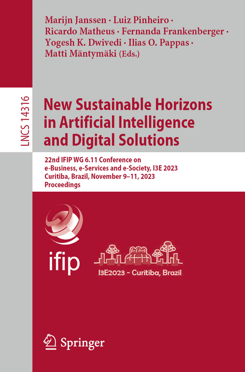 New Sustainable Horizons in Artificial Intelligence and Digital Solutions - 