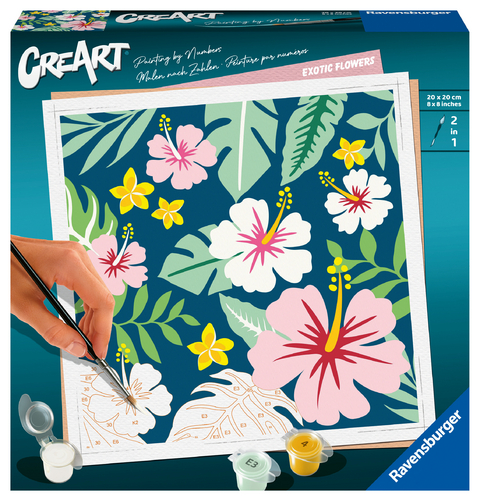 CreArt Adults Trend - Exotische Blumen