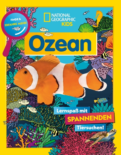 Ozean. LernspaÃ mit spannenden Tiersuchen! Entdecke mehr als 250 Meeresbewohner in ihren LebensrÃ¤umen - 